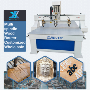 JX AUTO CNC Chine Routeur CNC multi-têtes <span class=keywords><strong>Catalogue</strong></span> de routeur CNC à double tête Machine de sculpture 3D sur bois 1325 - Product Image 3
