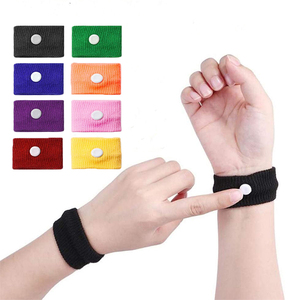 Bracelets de sécurité sportive Support de poignet Mal de voiture Sick de mer Bandes de poignet Anti-mal des transports Bracelets Anti-nausée - Product Image 2