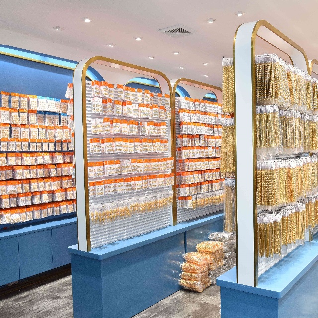 brass fireworks earrings