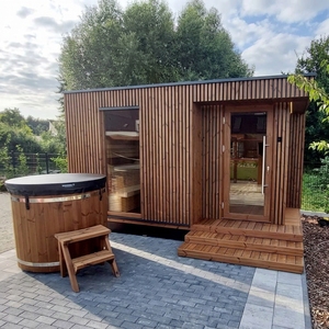 Nouvelle Arrivée : Cabine <span class=keywords><strong>de</strong></span> Sauna Extérieure en Bois Carbonisé Isolée et Étanche, Modèle A-Frame, pour Complexes Hôteliers, Fermes et Jardins - Product Image 5