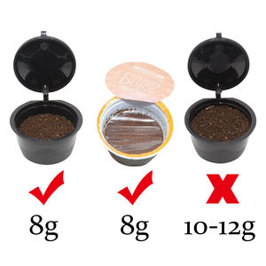 Juego de 3 Filtros de Café Reutilizables Ecológicos, Cápsulas de Café de Plástico Reutilizables, Compatibles con Cafeteras <span class=keywords><strong>Dolce</strong></span> <span class=keywords><strong>Gusto</strong></span> - Product Image 6