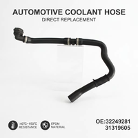Tuyau supérieur de radiateur de voiture OEM 32249281 31319605 en gros pour système de refroidissement Volvo C30 C70 S40 V50