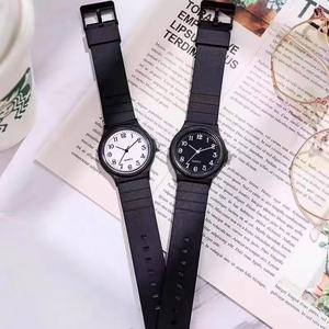 Montre pour homme avec bracelet en acrylique noir, écologique, nouvelle mode, montre pour étudiant KW6801 - Product Image 4