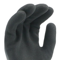Gants de travail thermiques en acrylique résistant aux coupures MaxiPact HPPE ANSI A3, paume enduite de latex sablé, pour la manipulation du verre