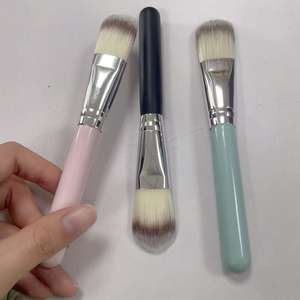 Pinceau applicateur de <span class=keywords><strong>masque</strong></span> facial double face personnalisé à marque privée, professionnel, végétalien, en bois, à poils <span class=keywords><strong>doux</strong></span> - Product Image 2