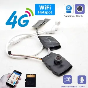 Góc rộng xem Mini 4G Camhi DIY 5MP 2MP <span class=keywords><strong>3G</strong></span> 4G Sim LTE Router IP <span class=keywords><strong>Camera</strong></span> Module imx335 không dây Wifi Hotspot âm thanh khe cắm thẻ TF - Product Image 2