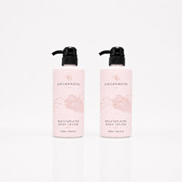 Flacon cosmétique de luxe 550 ml en HDPE avec pompe doseuse de précision pour après-shampoing, hydratant corporel, usage professionnel en salon