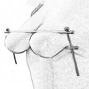 Morsetti per capezzoli in acciaio inossidabile BDSM SM per donne e coppie, <span class=keywords><strong>sexy</strong></span>, per allenamento all'aperto, giocattolo sessuale per adulti - Product Image 1