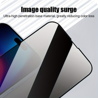 3 films protecteurs d'écran pour iPhone 16/16 Pro/16 Plus/16 Pro Max/15/15 Pro, verre trempé pour smartphone 15, protection de la vie privée