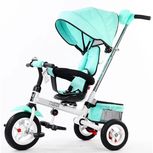Latest Design Kids Toys Baby Tricycle Foldable/metal Frame Tricycle Kids <strong>Stroller</strong> 3 Wheels/folding <strong>Trikes</strong> for 1-6 Years Toddlers - Product Image 4