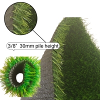 Günstiger Garten-Rasenteppich Synthetischer Rasen Garten-Kunstrasen für Landschaftsgestaltung