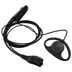 Auricular Profesional con Gancho en Forma de D para Walkie Talkie GP338 GP328 GP340 HT1250 PTT, Kit de Auriculares de Seguridad para Radio Bidireccional - Product Image 1