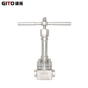 Válvula de Cierre de Acero Inoxidable Forjado para Temperaturas Ultrabajas (-196°C) con Estructura de Aguja para Paro de Aceite a Alta Presión - Product Image 1