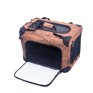 Customization Washable <b>Foldable</b> Soft Pet Bag Large Pet Cat Comfortable Fabric Pet <b>Crate</b> Anti Scratch Mesh <b>Dog</b> Cat <b>Crate</b> - Product Image 1