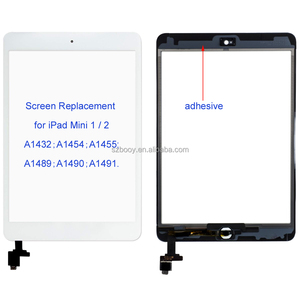 สัมผัสแผงกระจกสำหรับ <span class=keywords><strong>iPad</strong></span> <span class=keywords><strong>Mini1</strong></span> A1432 A1454 A1455 Mini2 A1489 A1490 A1491หน้า<span class=keywords><strong>จอ</strong></span>สัมผัส Digitizer กับ IC - Product Image 4