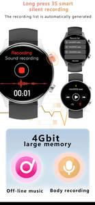 Nuevo reloj inteligente V600 Max para musulmanes, rastreador de ejercicios inspirado en el Corán, alarma de oración, brújula, llamada BT, Modo deportivo, IP67, compatible con iOS - Product Image 4