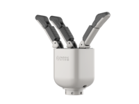 Main robotique à trois doigts avec capteurs tactiles capacitifs, 8 degrés de liberté, en alliage d'aluminium léger et préhenseur en plastique technique