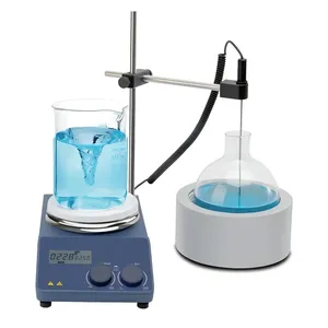 MS-H280-B500 500ml 1L Frasco con manta calefactora eléctrica 280°C, agitador magnético digital LED de laboratorio, mezclador de placa calefactora - Product Image 4