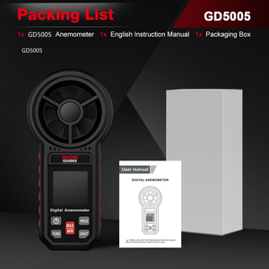 Anemómetro Digital Industrial GVDA GD5005 OEM de Alta Precisión con Medición de Temperatura, CFM, CMM, CMS, Datos Máximos y Mínimos - Product Image 6
