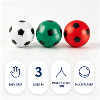 Mini ballon de football gonflable en PVC, lot de 3, 11 cm, jouets de sport pour enfants, jeu de plein air, cadeau de fête pour garçons et filles de 3 ans et plus