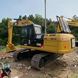 Excavatrice CAT 320 d'occasion de machines de construction de Shanghai à vendre CAT320D