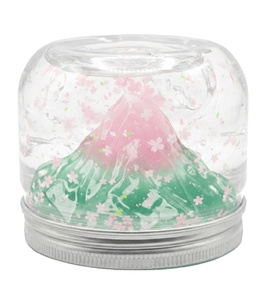 Fournitures personnalisées pour slime : Jouet souple, pâte à modeler, slime Bloom Sakura pour enfants, artisanat de slime avec conteneur de rangement en forme de <span class=keywords><strong>montagne</strong></span> - Product Image 4
