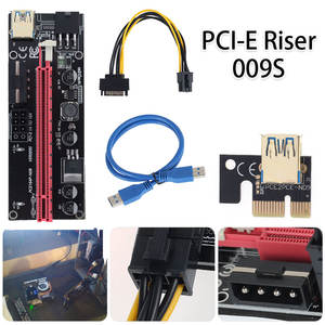 VER009 USB 3.0 PCI-E <span class=keywords><strong>Riser</strong></span> <span class=keywords><strong>VER</strong></span> <span class=keywords><strong>009S</strong></span> Express 1X 4x 8x 16x Extender <span class=keywords><strong>Riser</strong></span> การ์ด SATA 15pin To 6 Pin Power Cable - Product Image 2