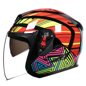 Casco de Motocicleta Personalizado Unisex Más Popular, Casco Retro de ABS para Motocicleta y Bicicleta, Casco Abierto 4/3 - Product Image 6
