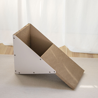 Produits tendance 2025 nouveautés pour animaux de compagnie dernières interactives en forme de L chat griffoir maisons protecteur Premium chat planche à gratter