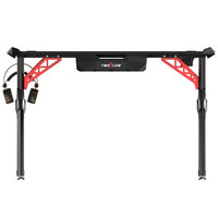 Bureau de jeu PC moderne personnalisable avec ensemble de table et de chaises RVB support d'ordinateur portable extensible et réglable en métal