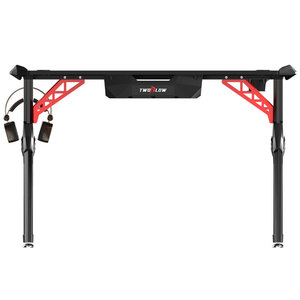 Escritorio moderno personalizable para juegos de PC con juego de mesa y silla RGB Soporte de ordenador portátil ajustable extensible y electrónico de metal - Product Image 4