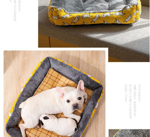Wholesale Fleece Rectangle Cat <b>Bed</b> Soft and Thick Winter Warm Pet <b>Bed</b> for Cats and Dogs - Product Image 6