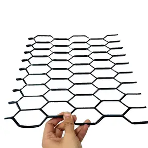 Hoja hexagonal de malla de metal expandido hexagonal de diamante de aluminio para fabricante decorativo