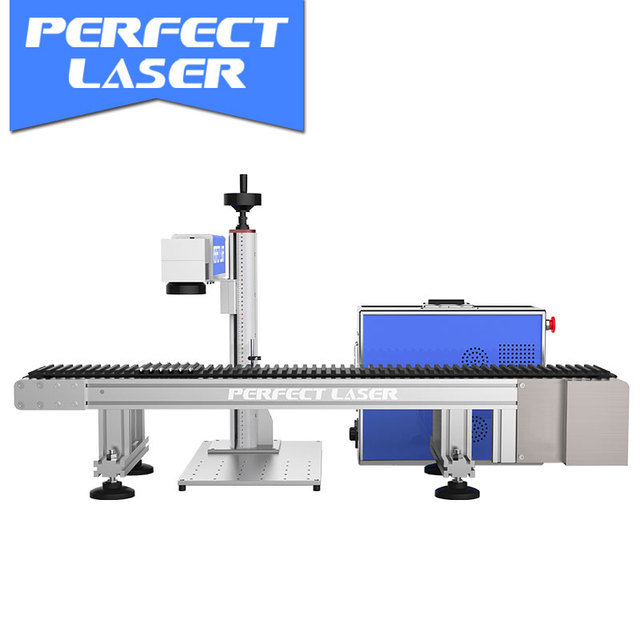 Metal Plastic Wood With Conveyor Belt Table Style Laser Engraving Machine for Logo Printing Pen Marking Tag Writing Equipment