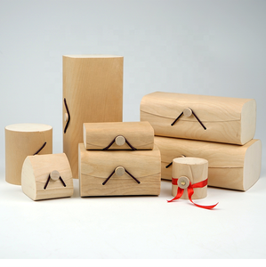 Thiên nhiên Bạch Dương vỏ cây hình trụ Trà Hộp gỗ mềm Hộp quà tặng bao bì bằng gỗ hộp - Product Image 2
