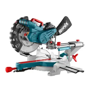 الآلات الكهربائية انزلاق منشار ميتري 305 مللي متر Ronix جديد نموذج 4300RPM 2000W الطاقة أدوات مجمع الدقة منشار قطع دائرية