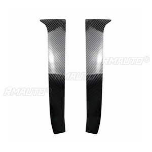 2 pièces Aileron latéral de fenêtre arrière noir brillant pour Volkswagen Golf 7 MK7 Variant Wagen 2014-2017 Accessoires de voiture - Product Image 3