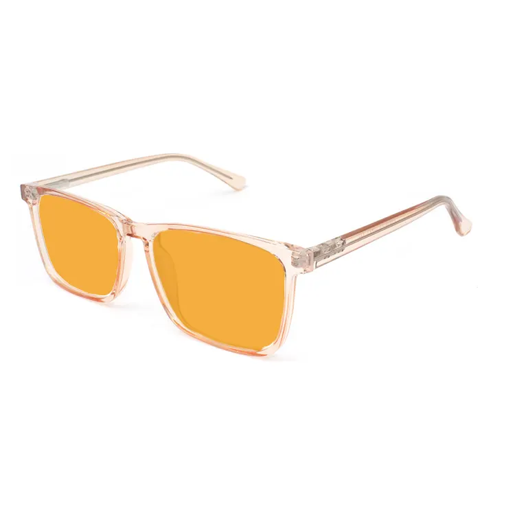 Blauw Licht Blokkeren Computer Bril Uv Filter Amber Oranje Getinte Anti Blauw Licht Blokkeren Cp Injectie Optische Glazen Voor Man