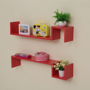 رف حائط عصري على شكل حرف S، رف عرض معلق، رف تخزين للحائط، ديكور منزلي للكتب - Product Image 2