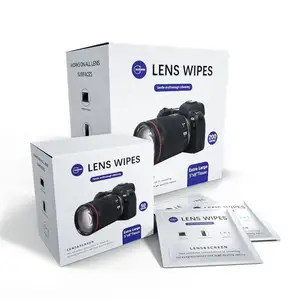 Wipes Manufacturer Mini Pre-moistened Flushable Single Wet Wipes Lint-free Lens Wipes 100pcs Strong Stain Removal