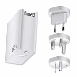 65W GaN PD Super Mini USB C Adaptador de pared UE EE. UU. AU Enchufe Cargador de viaje para <span class=keywords><strong>MacBook</strong></span> Laptop <span class=keywords><strong>iPhone</strong></span> 15 16 Cargador rápido - Product Image 5