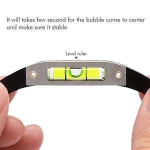 Regla de línea de <span class=keywords><strong>arco</strong></span> <span class=keywords><strong>y</strong></span> <span class=keywords><strong>flecha</strong></span> PMU, cuerda de medición negra para cejas, maquillaje permanente para equilibrar, cuerda de mapeo preentintada para regla de cejas - Product Image 5