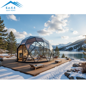Carpa Domo Geodésica de Lujo para Eventos y Glamping, de Alta Gama, para Exteriores, de Aluminio y Vidrio Templado, de 6m, 7m, 8m, 9m, en Venta, Modelo DT1023 - Product Image 2