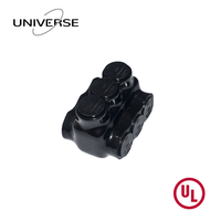   Connecteur de câblage mécanique sans outil 4AWG-500kcmil à 3 ports, 600V CU9AL, double classification, borne de câblage rapide isolée