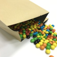 Sachet de café à fond plat avec soufflet latéral et valve de dégazage unidirectionnelle en PE, recyclable, thermoscellable, personnalisable