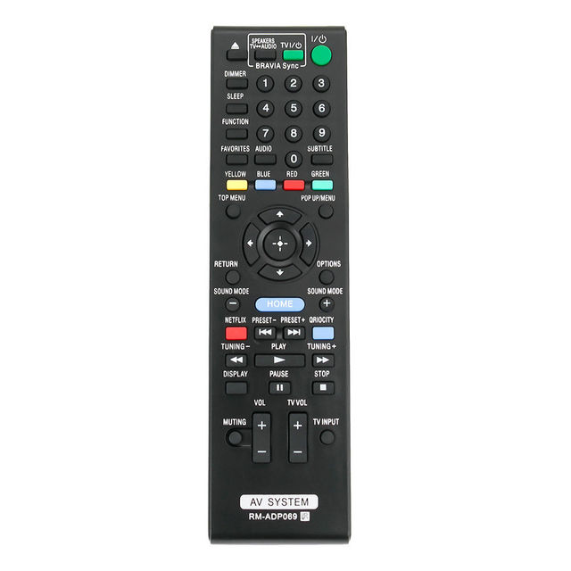 Replace RM-ADP069 Fit for Sony AUDIO SYSTEM Remote Control BDV-N790W HB-DE3100