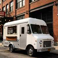 Food Truck à Démarrage Rapide - Camion de Restauration Rapide et de Chocolaterie, Disponible à la Vente à Tout Moment, Personnalisable et Conçu pour Être Conduit