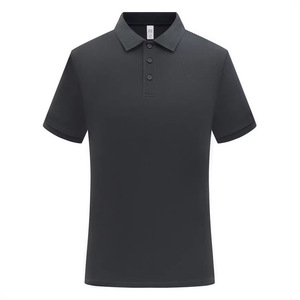 Polo en coton pour homme, coupe ample, antibactérien, pour l'été, vêtement de travail, manches courtes, col une pièce - Product Image 5