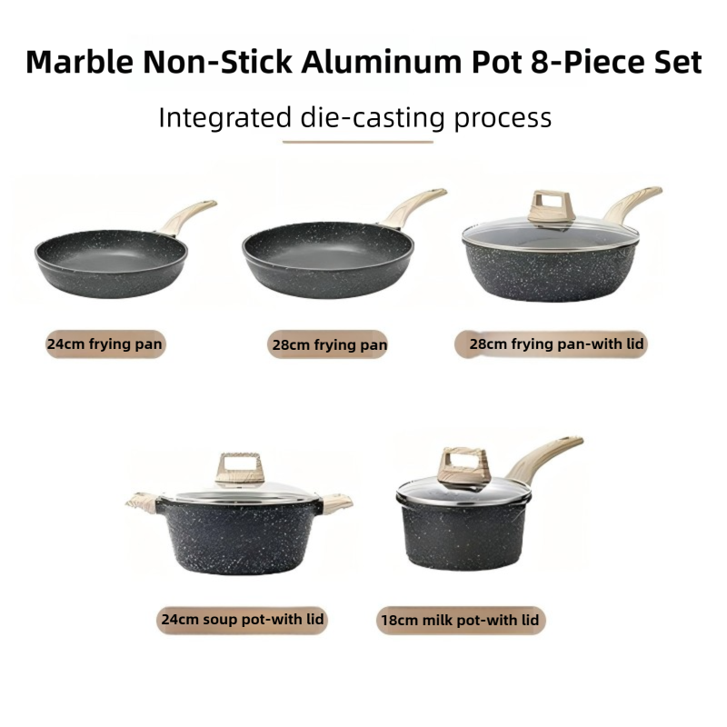 Black 8-piece set