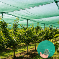 Zwaarwegend rechthoekig geweven HDPE schaduwnet met 70%-90% schaduwgraad, UV-bestendig voor kas, tuin en boomgaard